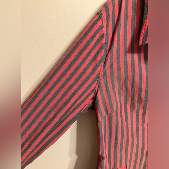 Cabi Regatta Shacket Button Down‎ Striped Womens Size Medium NWT - Picture 5 of 12